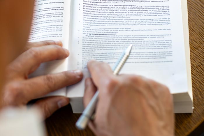 Gecertificeerd pensioen­adviseur voor pro­fes­sionals zoals accountants en belasting­adviseurs, advocaten en assurantie tussen­personen.